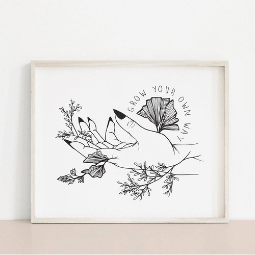 Art Print - Grow Your Own Way (8.5 x 11)