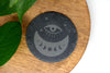 Engraved Slate Coasters - Mal de Ojo + Moon