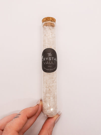 Crystal Chips in Glass Vials