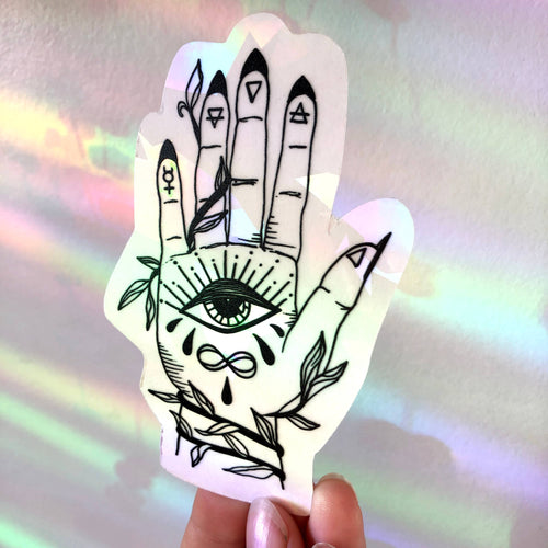 Suncatcher Decals - Palmistry Hand