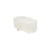 Selenite Hamsa Hand Candle Holder