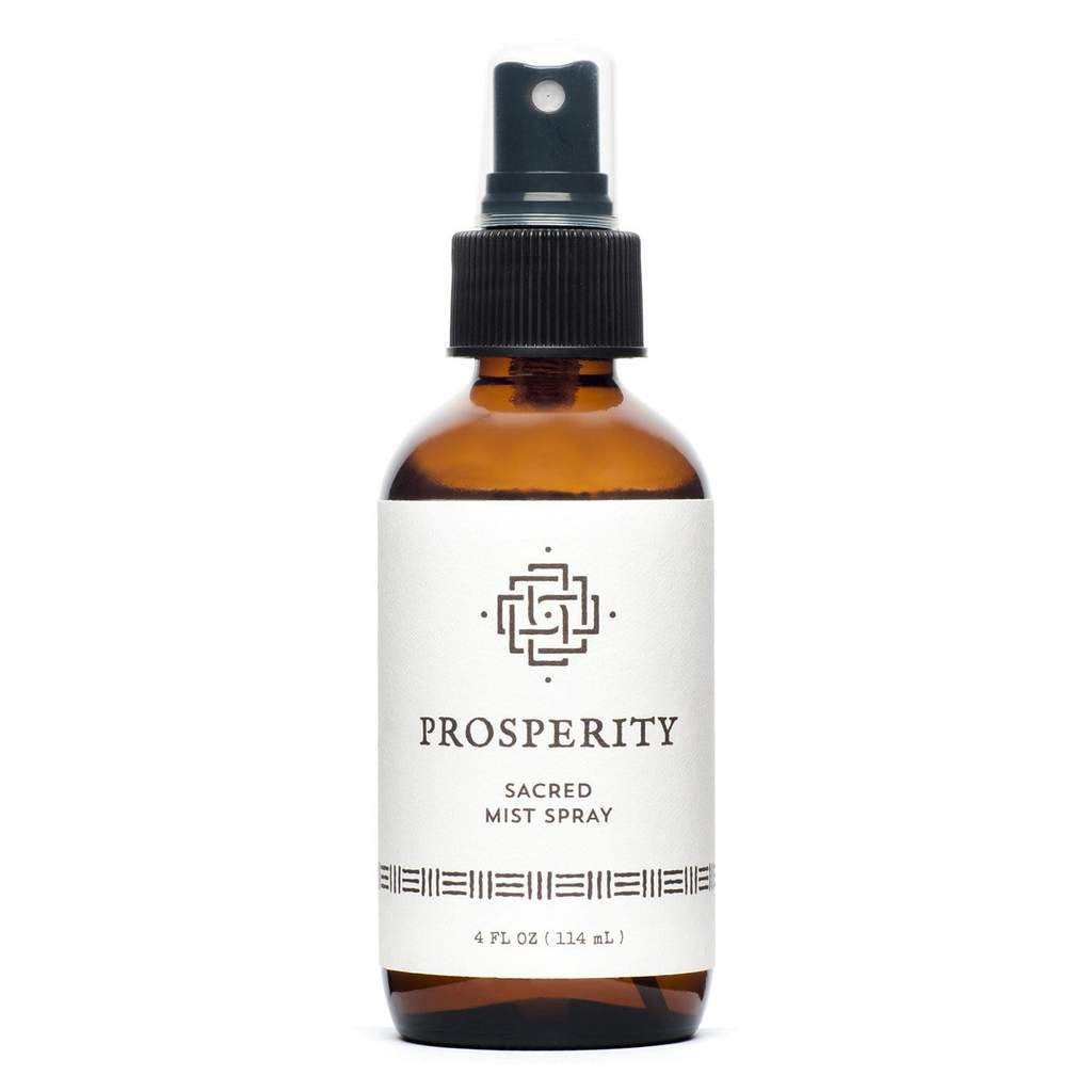 crystal vault cobalt spirituality eco-friendly sustainable products support local makers sacred mist spray prosperity invite energies energy abundance prosperity ingredients filtered well water 190 proof alcohol pure essential oil clove cinnamon
