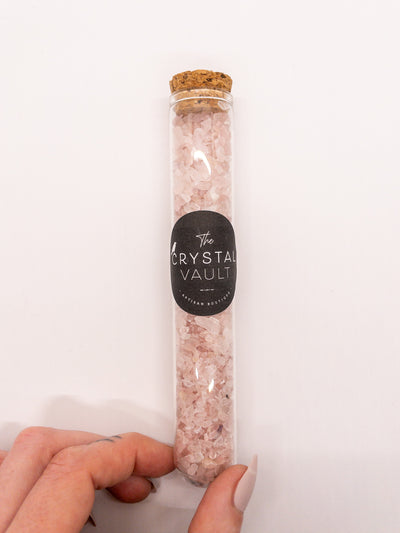 Crystal Chips in Glass Vials