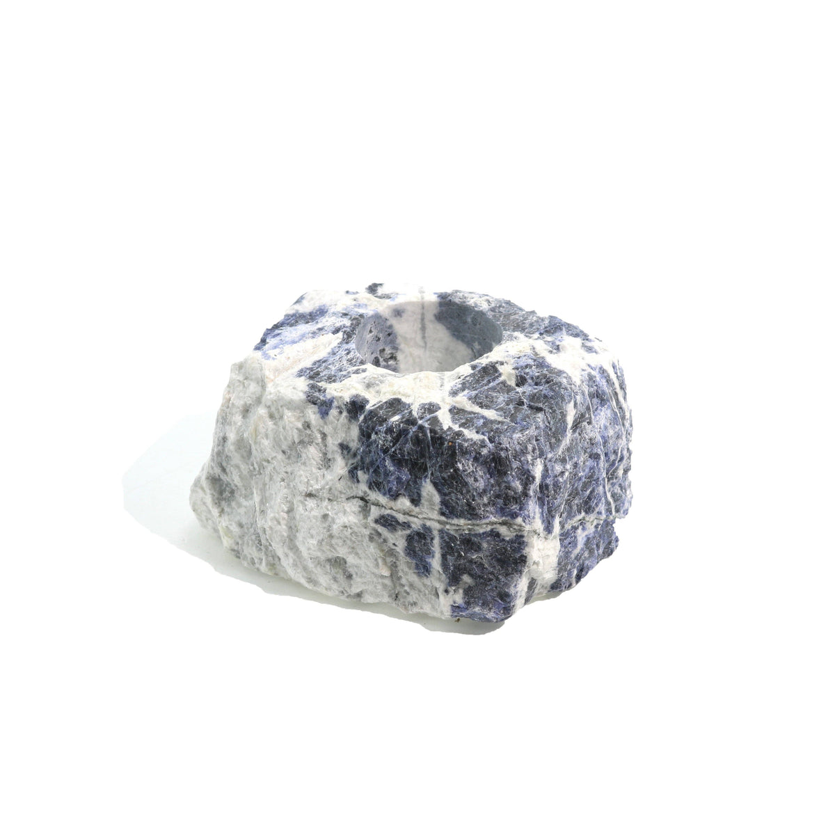 Sodalite Rough Candle Holder