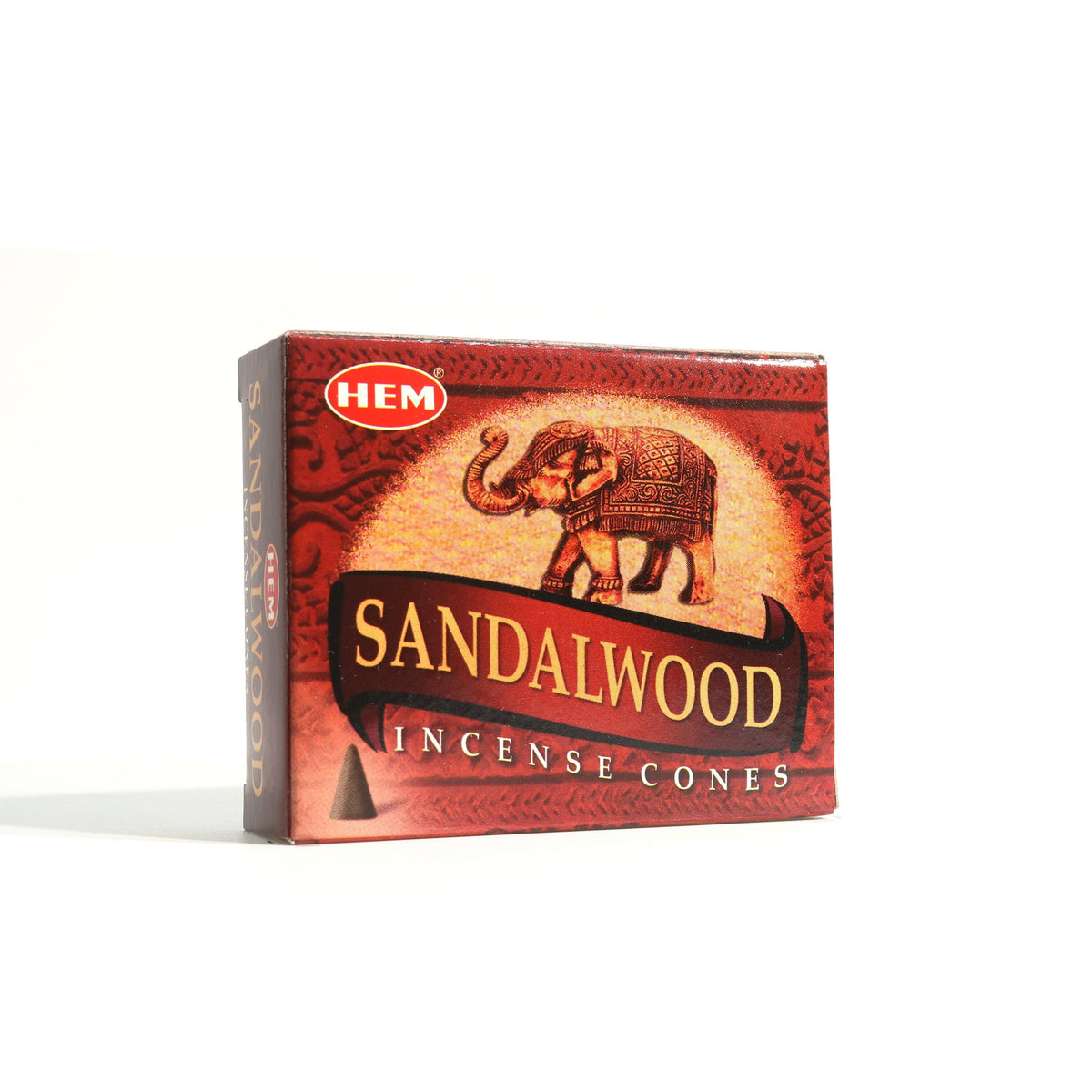 Sandalwood Hem Incense Cones - 10 Pack