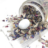 crystal vault cobalt spirituality eco-friendly sustainable products support local makers the ritual moon herbal incense manifestation cleanse selenite crystal infused intuition manifest burn cleanse space amplify manifestation mix flowers sage magical herbs included light gently blow flame best used charcoal white smoke purify areas heat safe dish cauldron incense burner burning dressing candles carried spell work create aroma