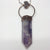 PURPLE FLUORTIE POINT WITH AMETHYST CLUSTER PENDANT