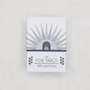 crystal vault cobalt spirituality eco-friendly sustainable products support local makers the fox tarot pips edition 78 card tarot deck 116 page guidebook cards 400gsm stock matte lamination finish rounded corners cover 200gsm art paper uncoated 100gsm paper glued binding sturdy two-piece cardboard box
