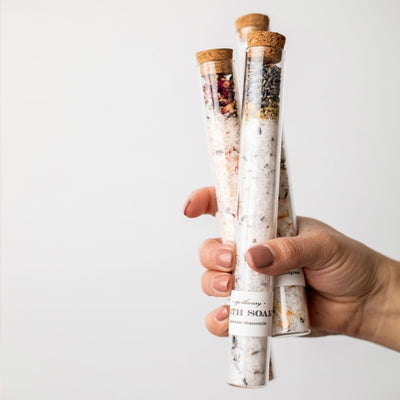 Lavender Chamomile : Bath Soak Test Tube