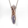 FLUORITE WITCH FINGER PENDANT